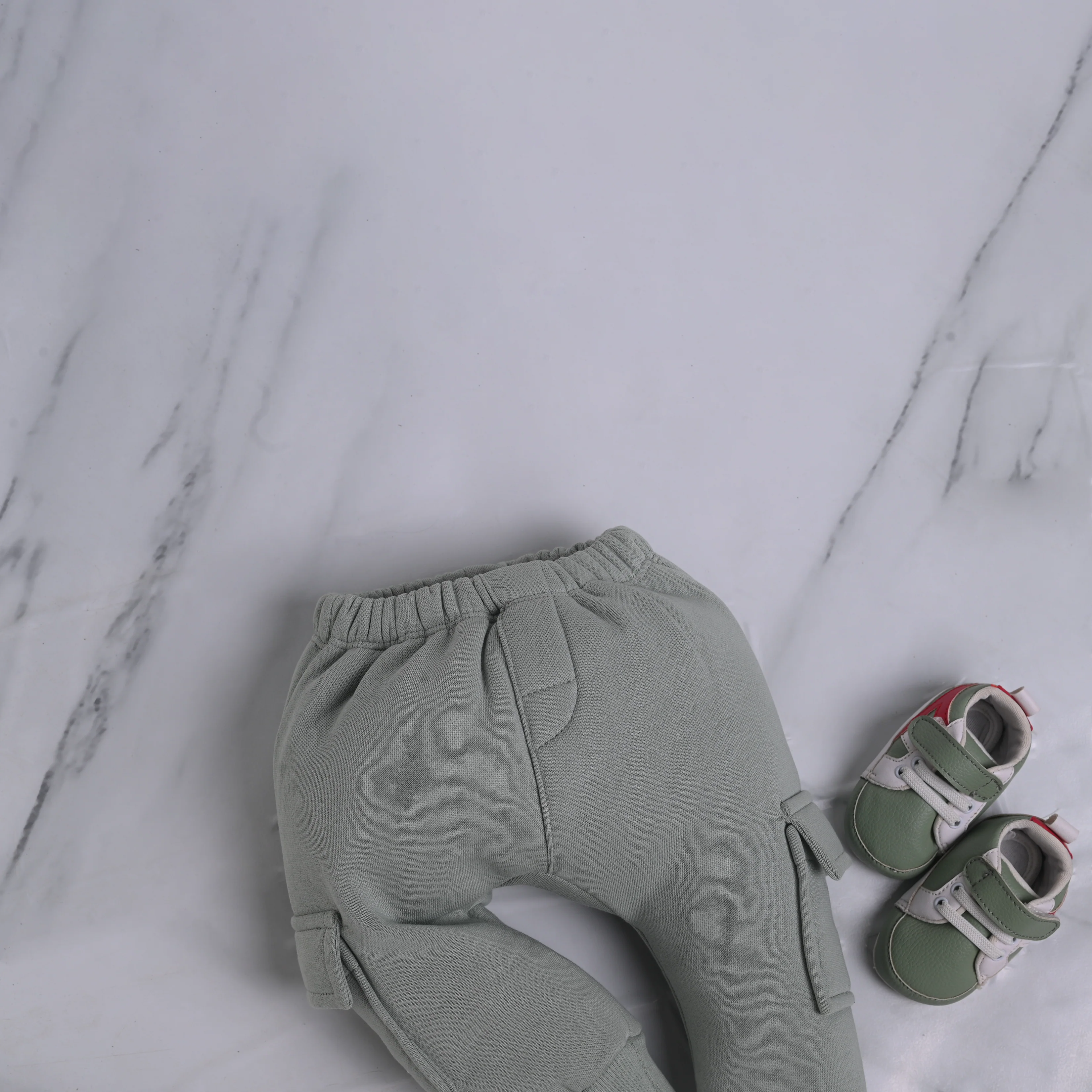 1-Pack Cargo Fleece Pajama (Green) - Image 3