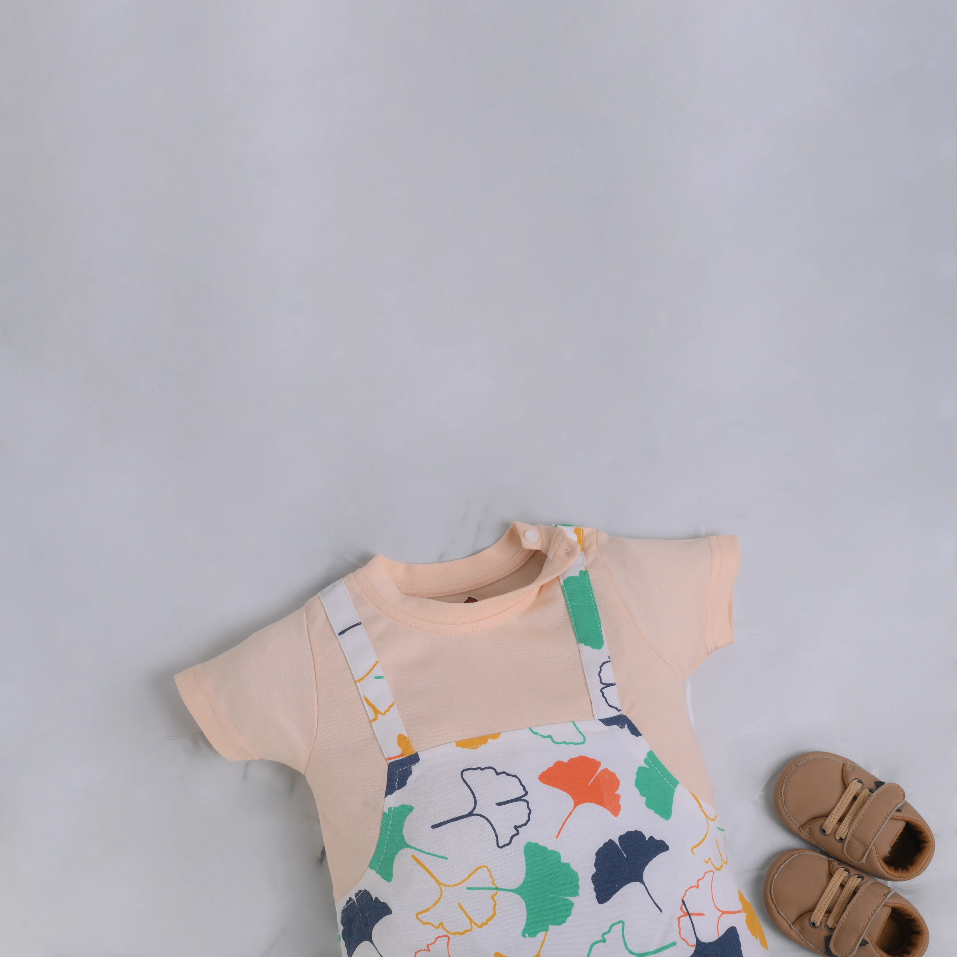 Autumn Whirl Dungaree Romper - Image 3