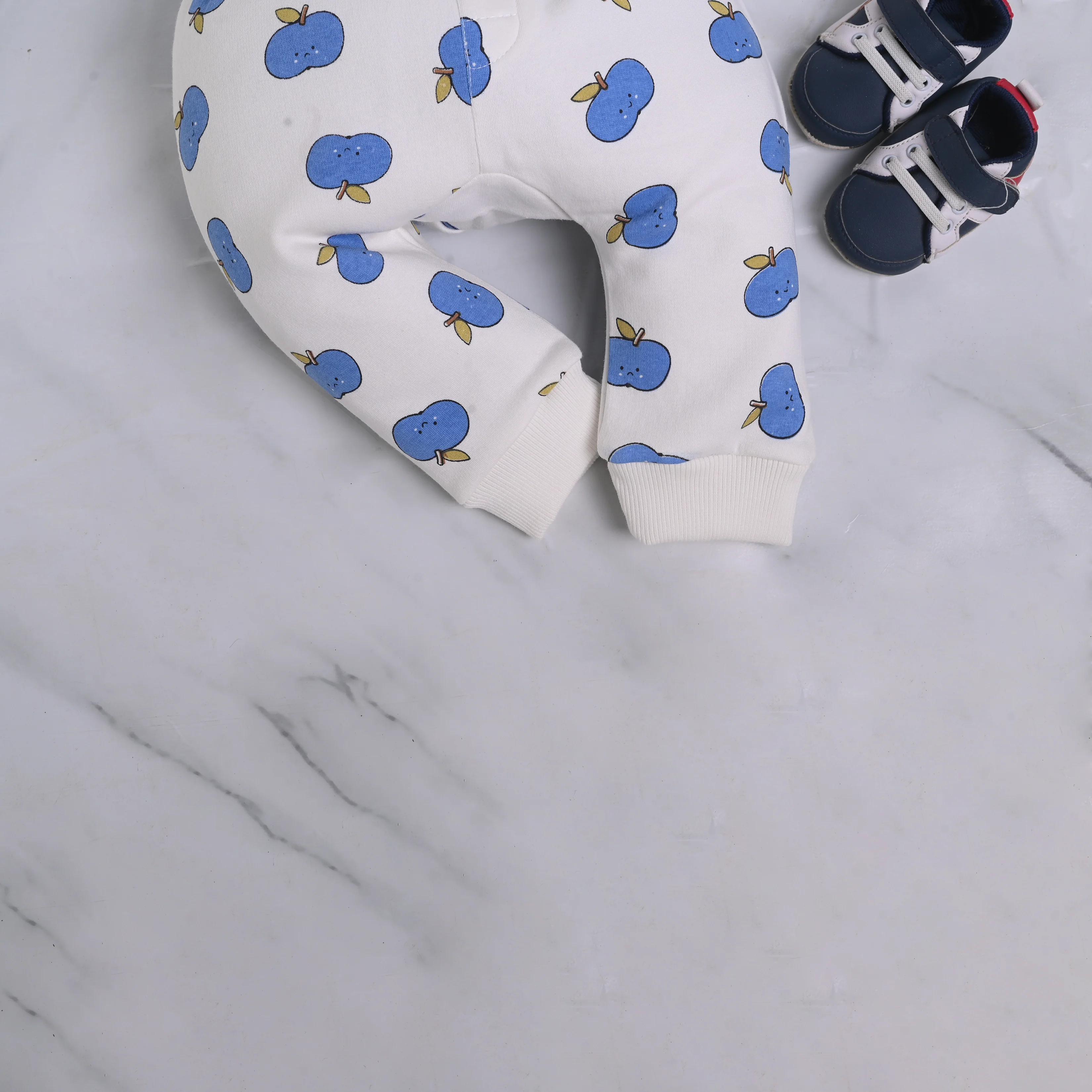 Blue Apple Fleece Pajama - Image 3