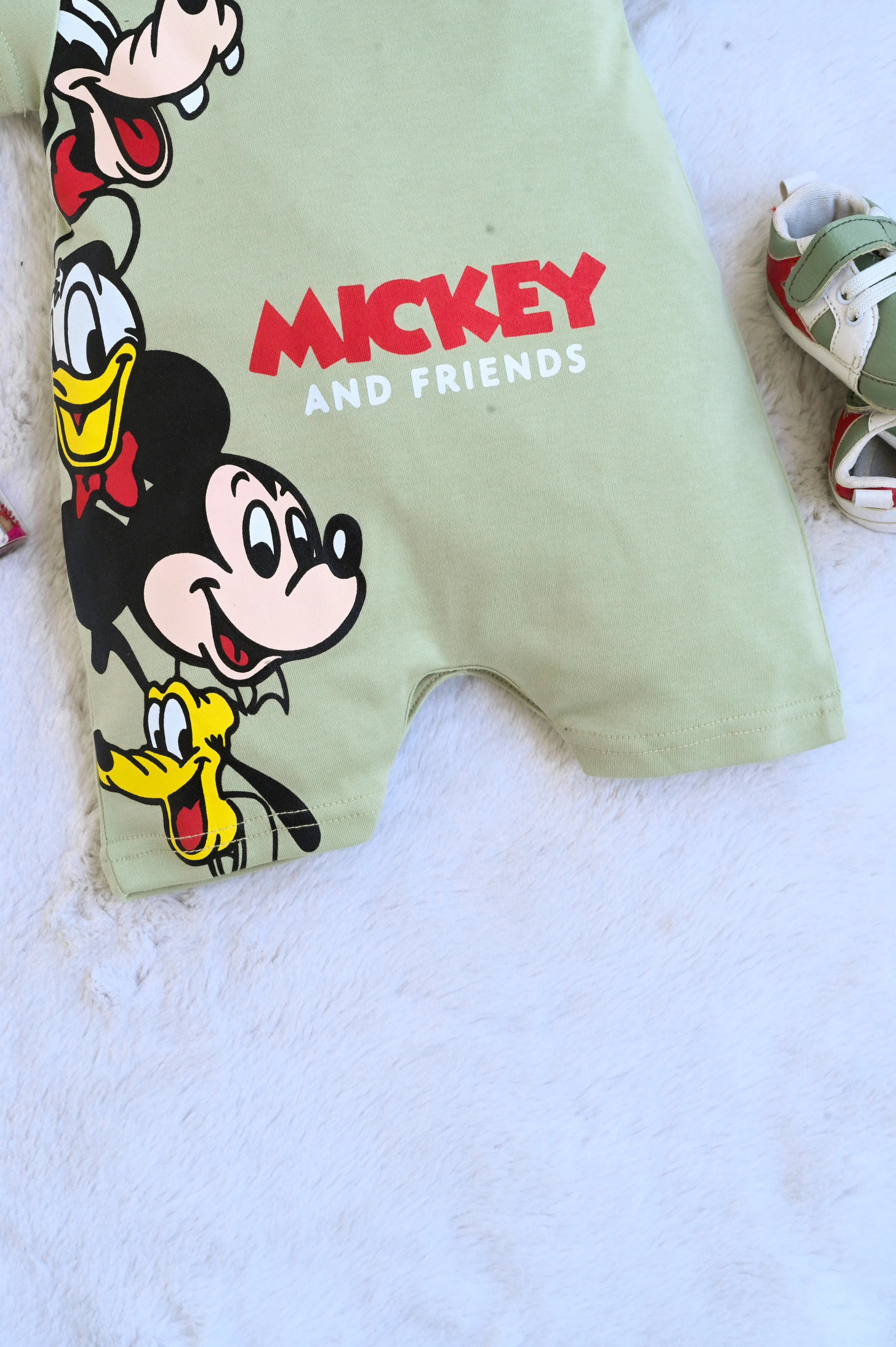 Mickey & Friends Buttoned Romper - Image 4