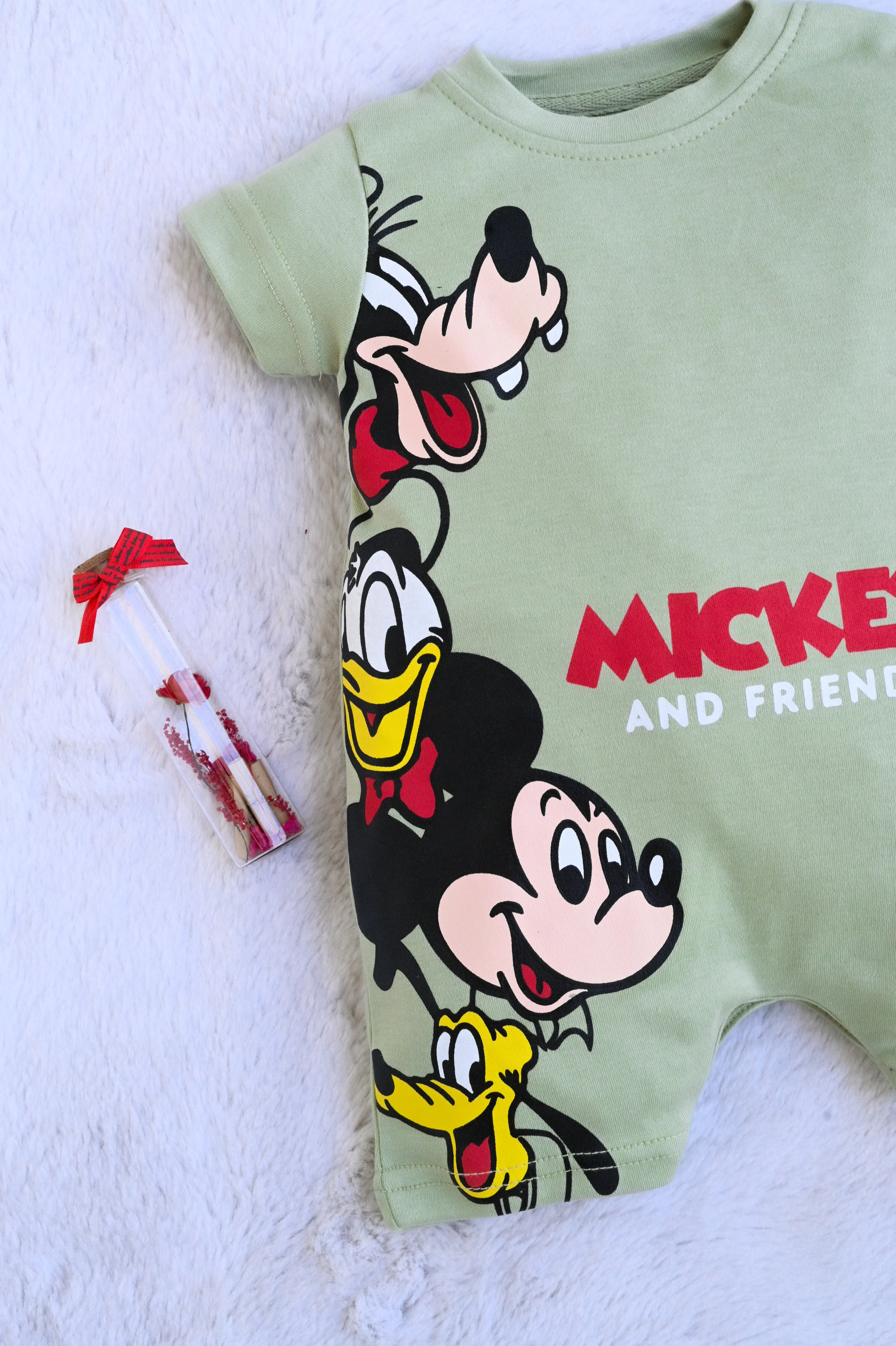 Mickey & Friends Buttoned Romper - Image 5