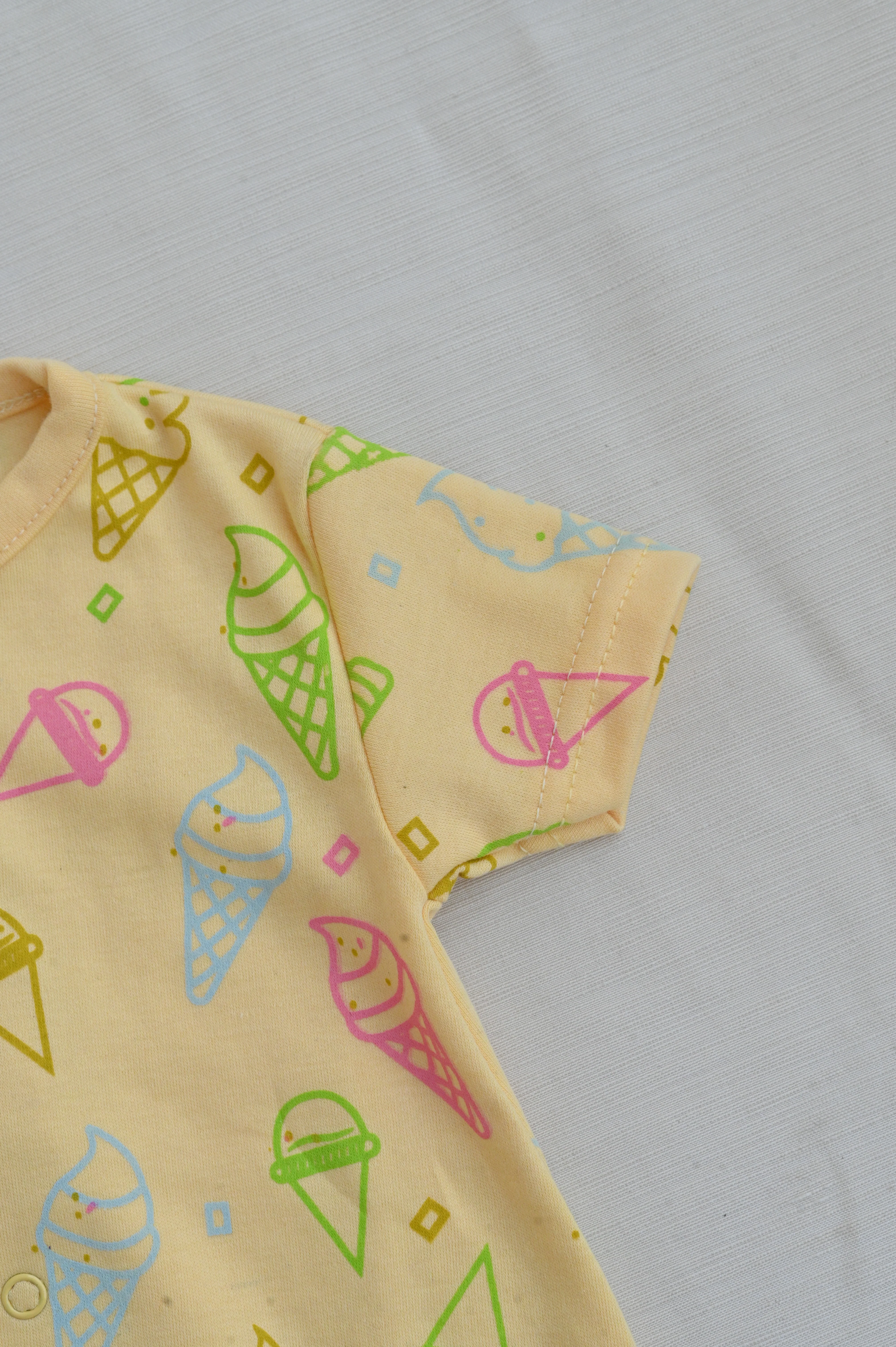 Scoopy Doodle Button Down Romper - Image 3
