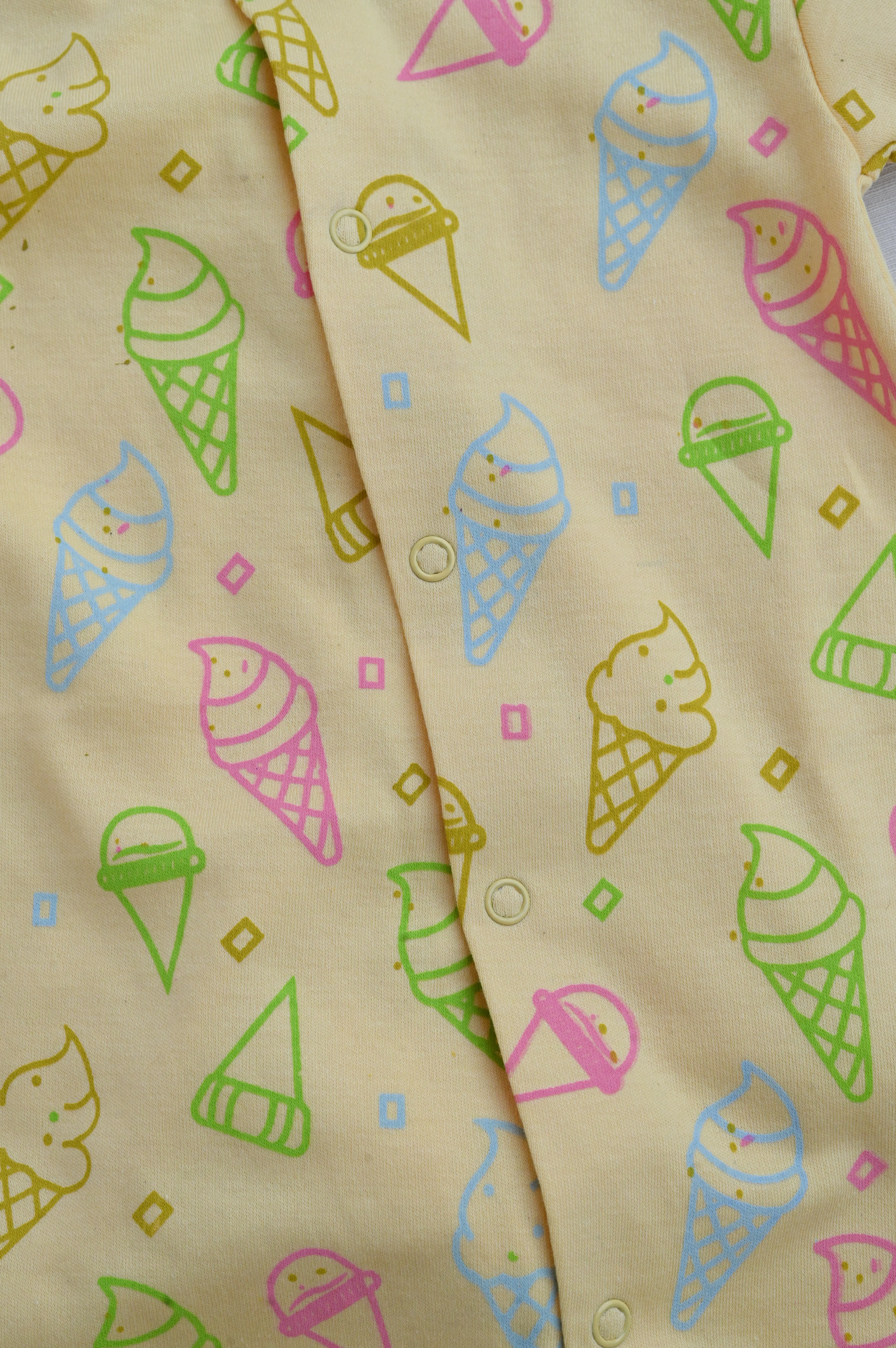 Scoopy Doodle Button Down Romper - Image 4