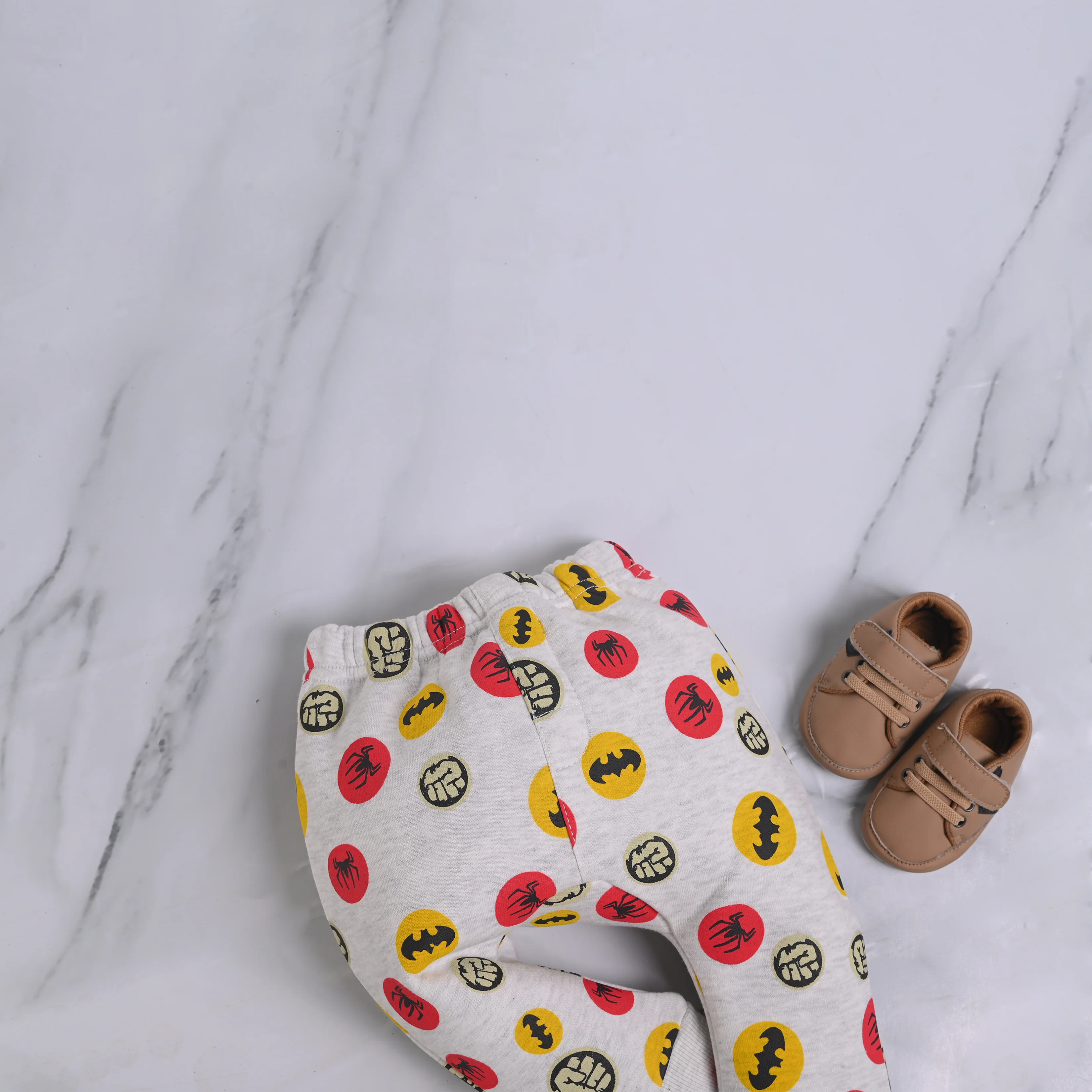 Marvel Printed Oatmeal Fleece Pajama - Image 3