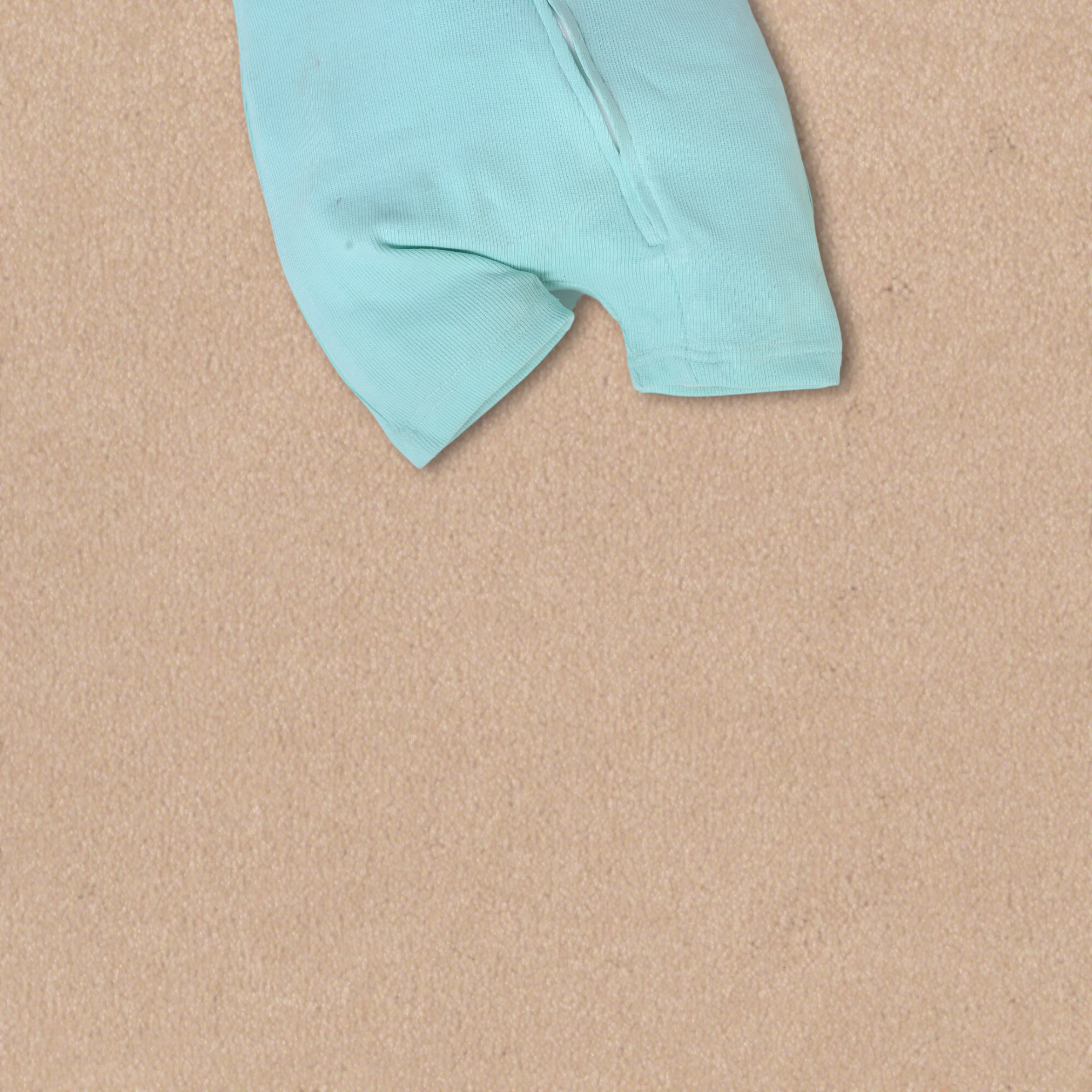 Mid Blue Zip-Up Romper - Image 3