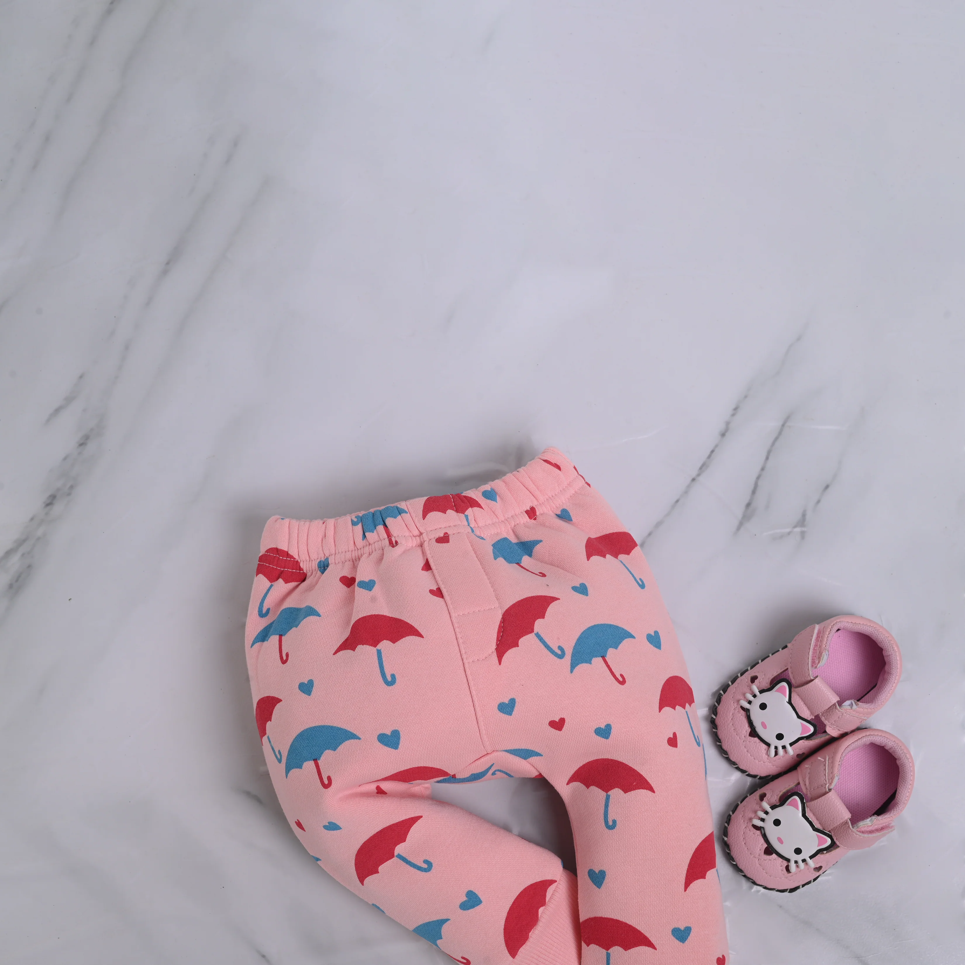 Umbrella Printed Fleece Pajama - Image 3